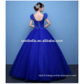 2017 Robes de bal en tulle de couleur différente brillantes Robes de cocktail Red Blue Plum Puffy Ball Gown